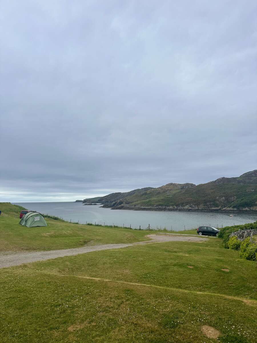 North Coast 500 - campsite in Scourie