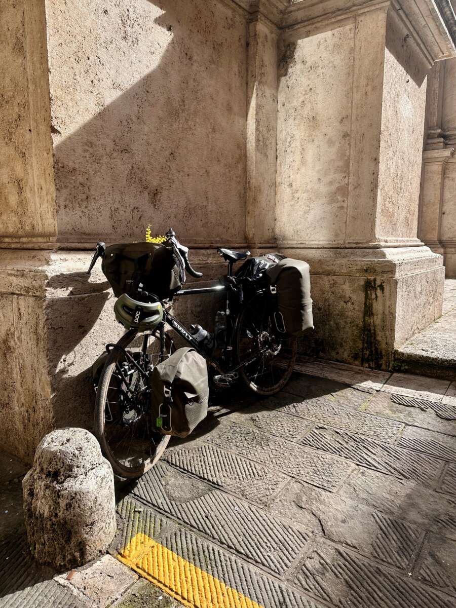 EuroVelo 5 - my Surly Disc Trucker in Siena, Italy