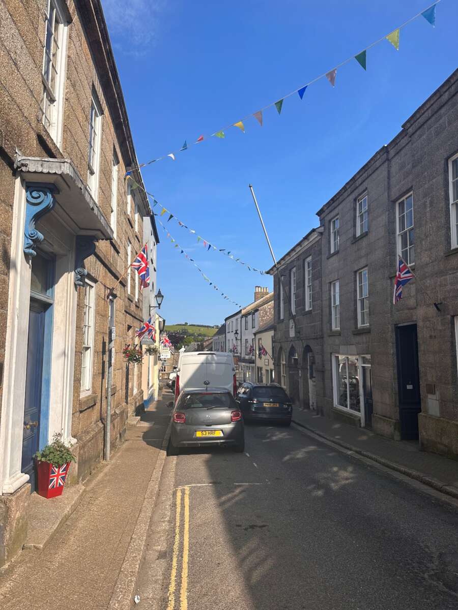 Land's End to John o'Groats - street in Lostwithiel