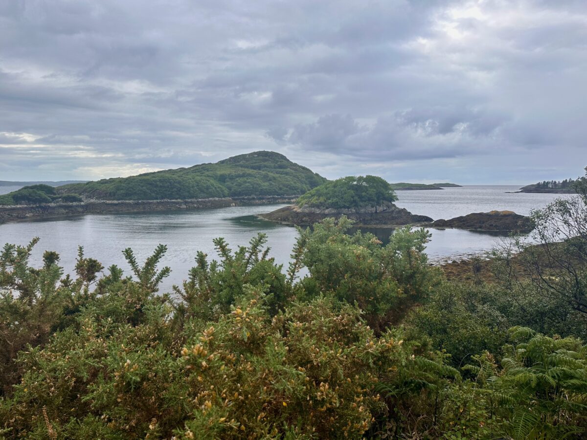 North Coast 500 - view on little islands near Inverkirkaig
