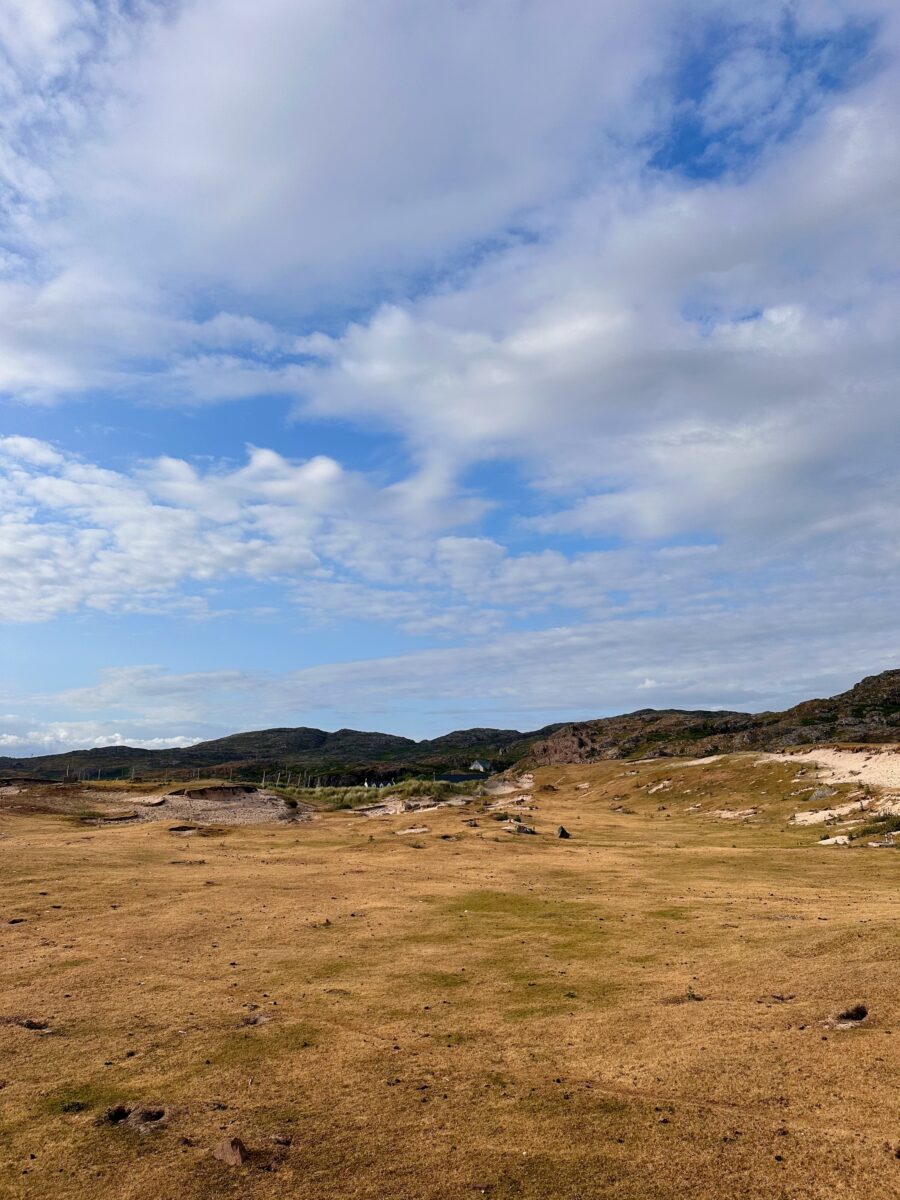 Clachtoll Beach - Blick auf die Dünen