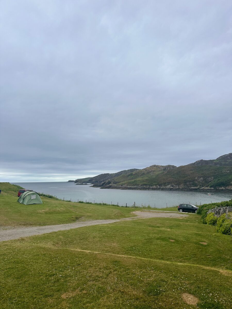 North Coast 500 - campsite in Scourie