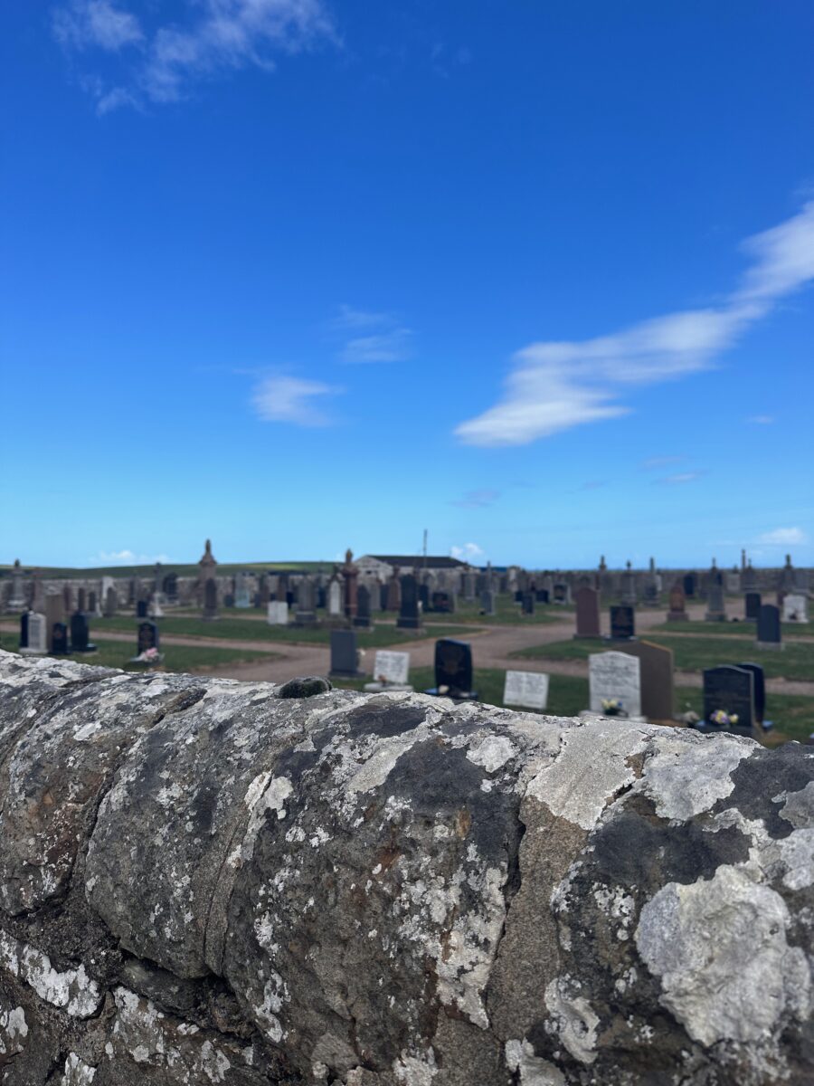 North Coast 500 - graveyard in Reay