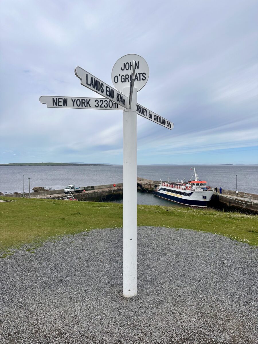 North Coast 500 - the John o'Groats signpost