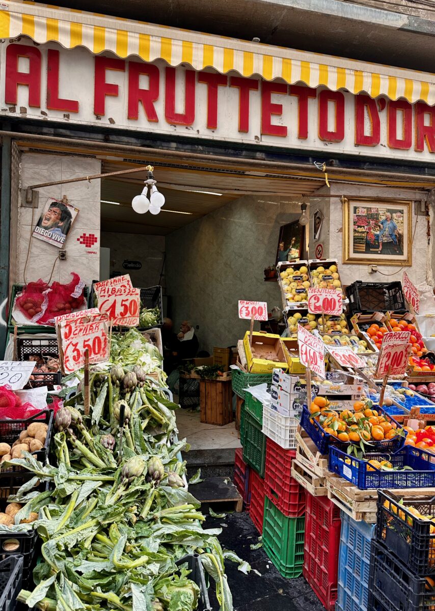 A fruite stall in Naples