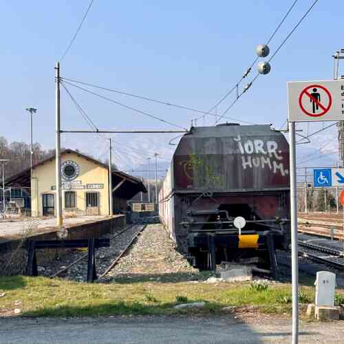EuroVelo 8 - train station in Cuneo