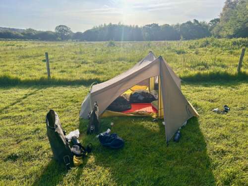 Land's End to John o'Groats - camping on Penndra Campsite