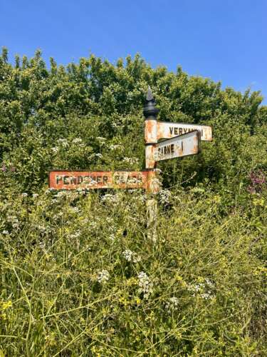 Land's End to John o'Groats - street signs in Cornwall