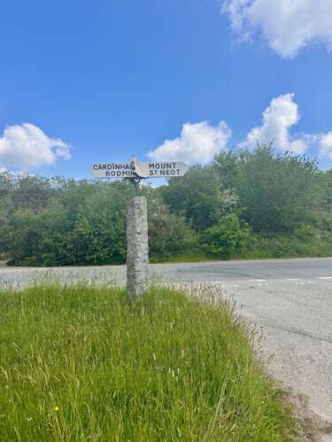 Land's End to John o'Groats - crossing in Cornwall