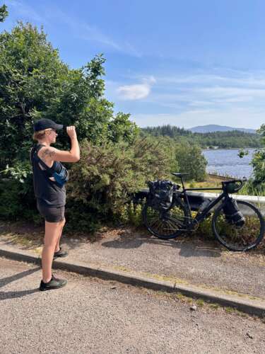 North Coast 500 - Looking at Loch Luichart