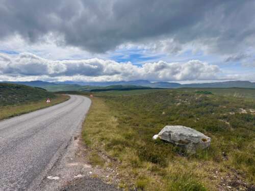 North Coast 500 - landscape in the Moine thrust