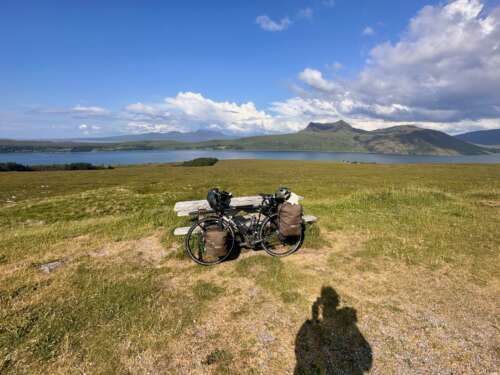 North Coast 500 - View on Little Loch Broom after a very grueling ascend