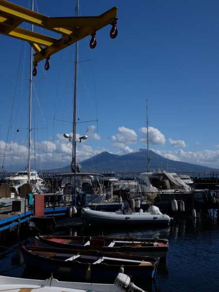Napoli. View on the Vesuv.