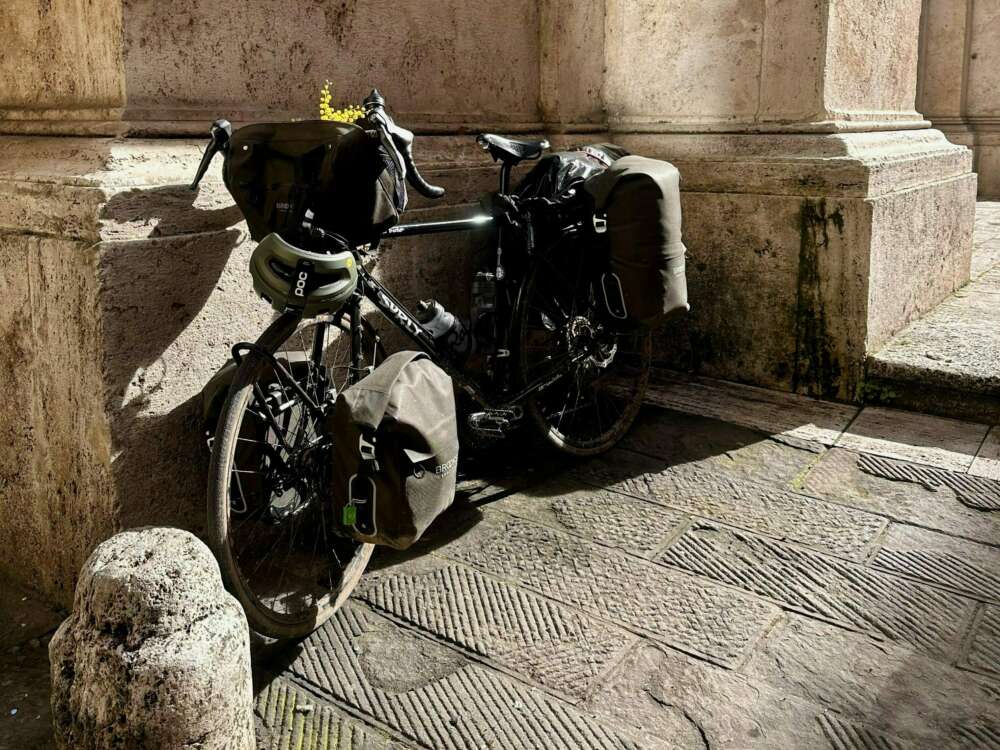 Tour d'Europe - Bike parked in Siena