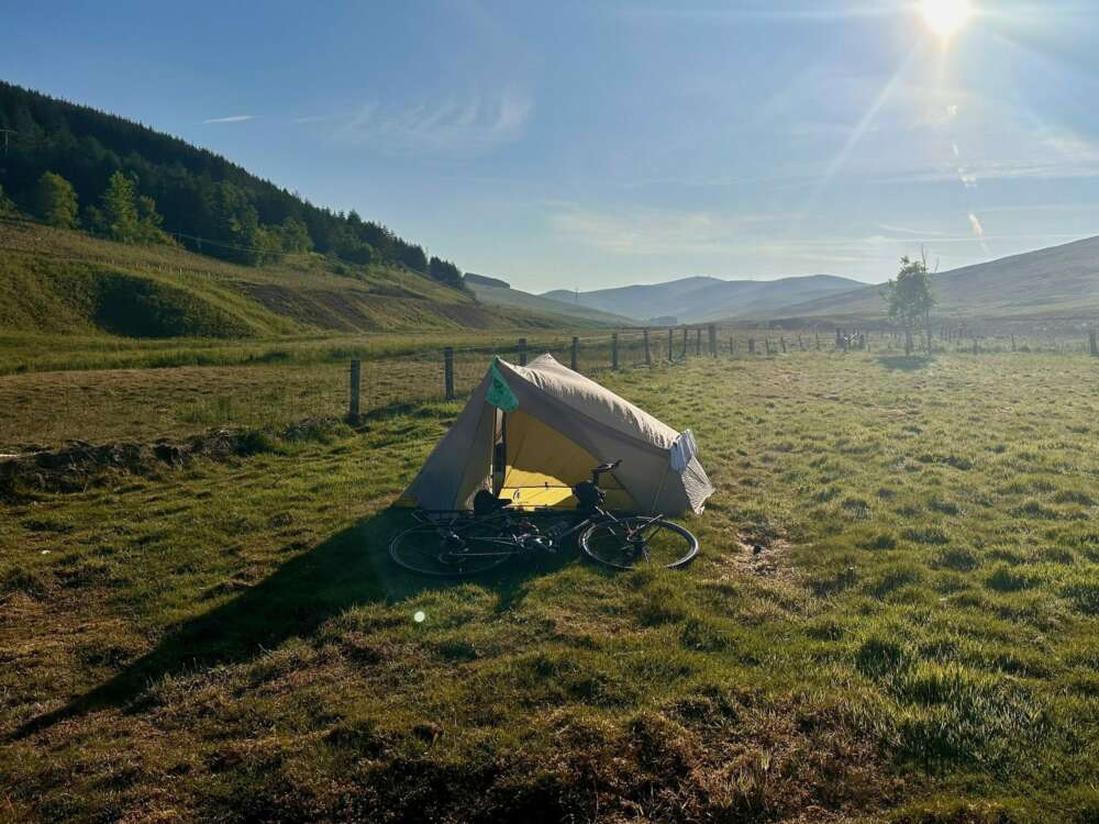 Tour d'Europe - camping in Scotland