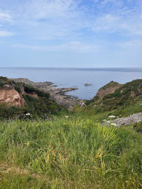 EuroVelo 1 - Coast near Portknockie