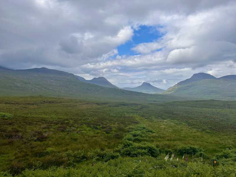 North Coast 500 - View from A835 in Scotland