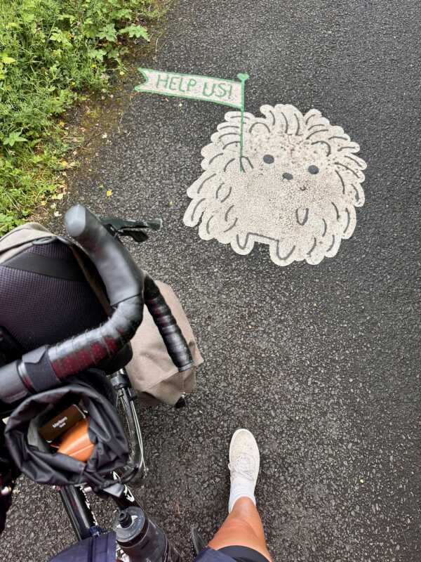 Eurovelo 1 - bikepath in Aberfoyle