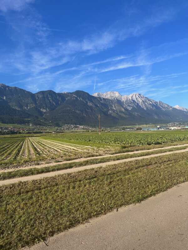 Impressive mountains near Innsbruck